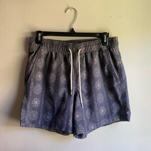 RSQ Dark Gray Patterned Athletic Shorts